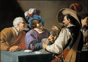 Die Kartenspieler von Theodor Rombouts