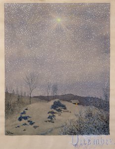 Dezember von Theodor Kittelsen