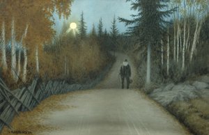 Auf dem Heimweg von Theodor Kittelsen