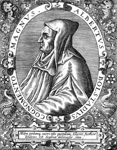 Albertus Magnus c1200-1280 deutsch-geborener Dominikanermönch, spätes 16. Jahrhundert von Theodor de Bry