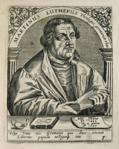 LUTHER, Martin (1483-1546). Deutscher Reformator. Gravur. SPANIEN. MADRID (AUTONOME GEMEINSCHAFT). Madrid. Nationalbibliothek