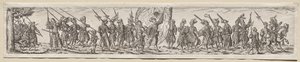 Soldaten auf dem Marsch