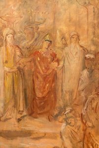 Jüdische Hochzeit in Constantine, Skizze von Theodore Chasseriau