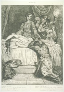 Tafel 14 (Akt V, Szene II), aus Othello: Quinze esquisses à l