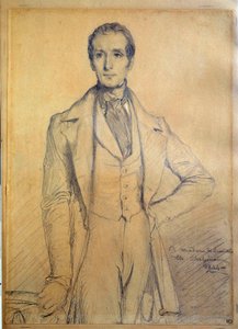 Porträt des Dichters Alphonse de Lamartine (1790-1869)