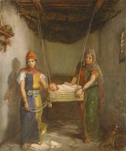Szene im jüdischen Viertel von Constantine von Théodore Chassériau