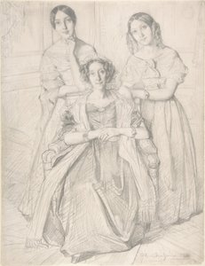 Die Baronin Duperré und ihre Töchter von Théodore Chassériau