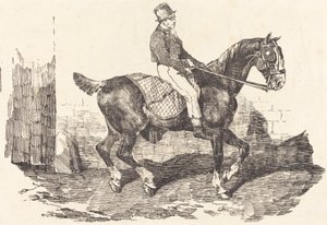 Kutscher auf einem Kutschpferd von Theodore Gericault