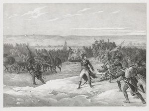 Marsch in der Wüste von Theodore Gericault