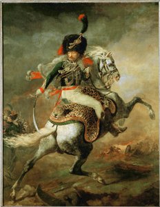 Offizier der kaiserlichen Garde zu Pferd von Theodore Gericault