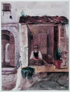 Ein Tabakhändler, Algier, ca. 1840