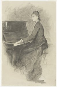 Am Klavier von Theodore Robinson