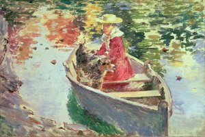 Miss Motes und ihr Hund Shep, 1893
