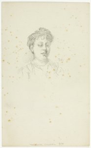 Skizze von Edith Austin von Theodore Roussel