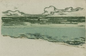 Das Meer bei Bognor von Theodore Roussel