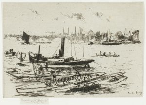 Das Dampfschiff, Chelsea Embankment