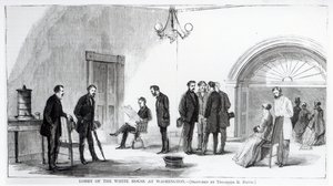 Lobby des Weißen Hauses in Washington