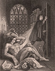 Victor Frankenstein wird von seiner Schöpfung angewidert von Theodore Von Holst