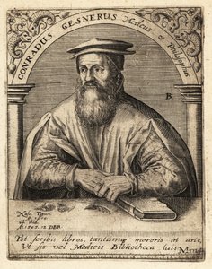 Conrad Gessner, Schweizer Arzt von Theodore de Bry