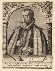 Georg Laube, deutscher Arzt aus Augsburg von Theodore de Bry
