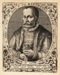 George Wirth, deutscher Arzt, geboren in Gorlice 1424 von Theodore de Bry