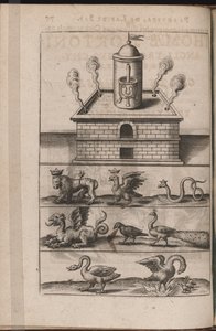 Illustration für Tripvs avrevs, hoc est, Tres tractatvs chymici selectissimi.., 1618 von Theodore de Bry