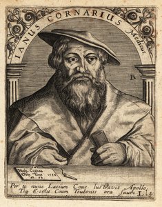Janus Cornarius, sächsischer Humanist, ca. 1500-1558 von Theodore de Bry