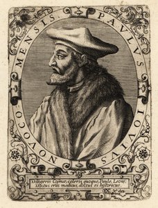 Paolo Giovio, italienischer Arzt von Theodore de Bry