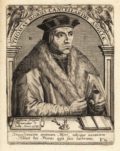 Sir Thomas More, englischer Anwalt von Theodore de Bry