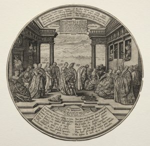 Der venezianische Ball von Theodore de Bry