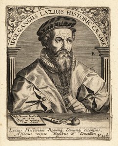 Wolfgang Laz, österreichischer Kartograph und Historiker von Theodore de Bry
