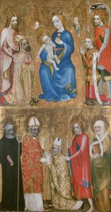 Votivbild des Erzbischofs Jan Ocko von Vlasim, ca. 1370