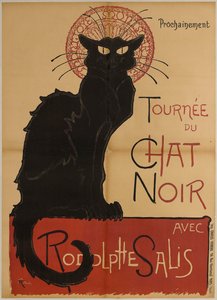 Werbeplakat der Cabaret du Chat Noir Tour