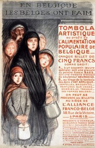 In Belgien hungern die Belgier von Theophile Alexandre Steinlen