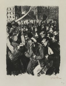 Die Schafe von Boisdeffre von Théophile Alexandre Steinlen