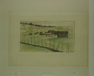 Norwegische Landschaft von Théophile Alexandre Steinlen