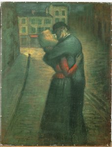 Abendbegegnung von Theophile Alexandre Steinlen