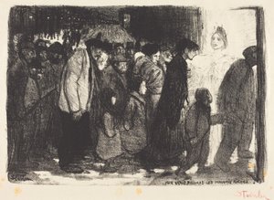 An die wahren Armen: Die bösen Reichen von Théophile Alexandre Steinlen