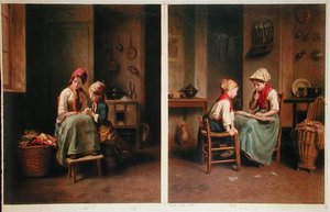 Die Lektion und Das Kartenspiel, gedruckt 1858