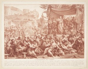 Der Raub der Sabinerinnen von Therèse Éléonore Lingée