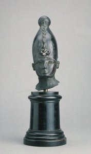 Kopf des Gottes Osiris (Bronze)
