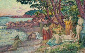 Badende am Cap Benat, 1909
