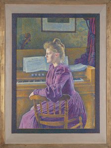 Maria Sèthe am Harmonium