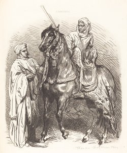 Araber steigt auf von Théodore Chassériau