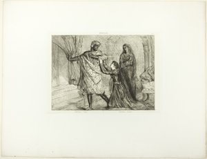 Fort!, Platte 7 (Akt 3, Szene 4) aus Othello von Théodore Chassériau