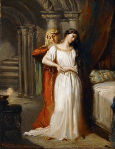 Desdemona zieht sich in ihr Bett zurück, 1849