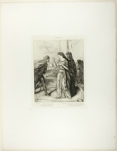 Darum sei fröhlich Cassio, Platte 6 (Akt 3, Szene 3) aus Othello