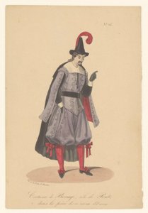Bocage in der Rolle von Pinto Schauspieler, Schauspielerinnen und Opernsänger in ihren Rollen (Serientitel) von Théodore Lejeune