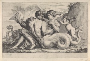 Sirene und Triton von Théodorus van Kessel