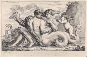 Sirene und Triton von Théodorus van Kessel